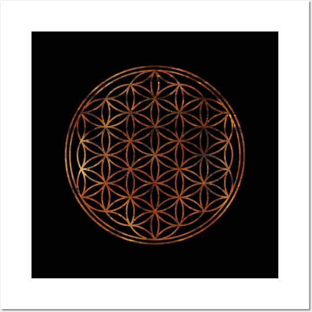 Flower of Life Sacred Geometry Wall Art by Bluepress